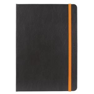 Weekly diary 2026 Nero A5 with notes - black/orange band