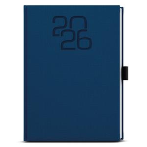 Weekly Diary 2026 Oskar Fabric A5 - blue