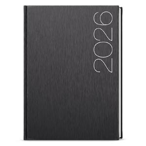Weekly Diary 2026 Oskar ForMen A5 - Black