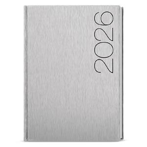 Weekly Diary 2026 Oskar ForMen A5 - Silver