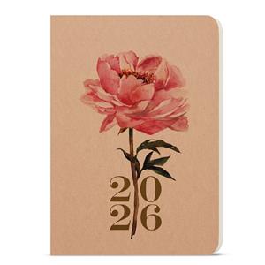 Weekly Diary 2026 Oskar Kraft A5 - Roses