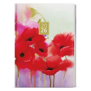 Weekly Diary 2026 Oskar Lamino A5 - Poppies