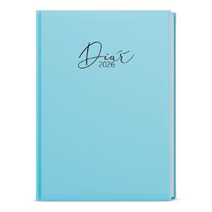 Weekly Diary 2026 Oskar Lamino Pastel A5 - blue