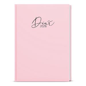 Weekly Diary 2026 Oskar Lamino Pastel A5 - pink