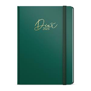 Weekly diary 2026 Oskar Luxi A5 - green