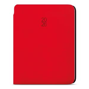 Weekly Diary 2026 Oskar Softy A5 - red