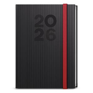 Weekly Diary 2026 Oskar Vigo A5 - black