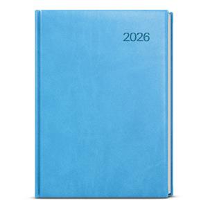 Weekly Diary 2026 Oskar Vivella A5 - light blue