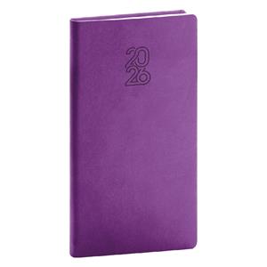 Weekly diary 2026 pocket Aprint - purple