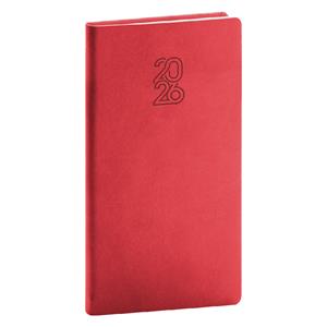 Weekly diary 2026 pocket Aprint - red