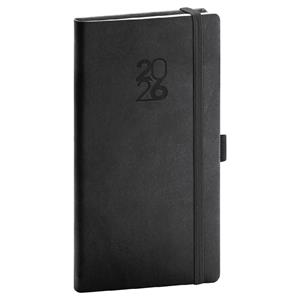 Weekly diary 2026 pocket Aprint Top - black