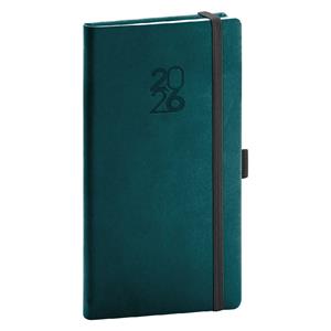 Weekly diary 2026 pocket Aprint Top - petrol