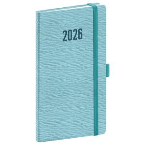 Weekly diary 2026 pocket Rivoli - light blue