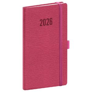 Weekly diary 2026 pocket Rivoli - pink