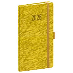 Weekly diary 2026 pocket Rivoli - yellow-green