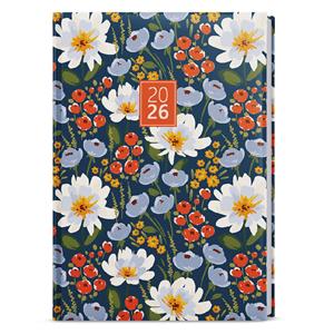 Weekly Diary 2026 Prokop Lamino B6 - Flowers