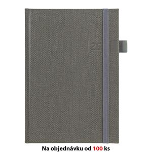 Weekly diary 2026 Slovak A5 Tweed - gray
