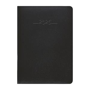 Weekly diary 2026 Slovak Carus A5 with notes - black