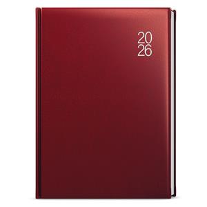 Weekly Diary 2026 Tomáš Balacron A4 - burgundy