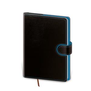 Weekly diary A5 2023 Flip - black/blue