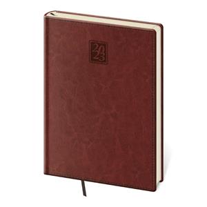 Weekly diary A5 2023 Nebrasca - english red