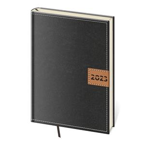 Weekly diary A5 2023 Toledo - black