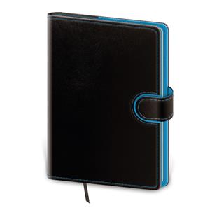 Weekly diary A5 2024 Flip - black/blue