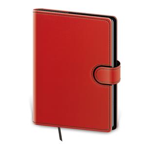 Weekly diary A5 2024 Flip - red/black