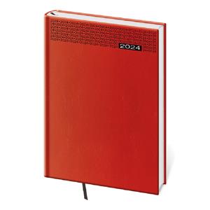 Weekly diary A5 2024 Gommato - red