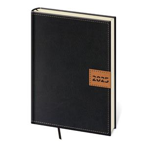 Weekly diary A5 2025 Toledo - black