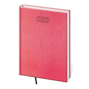 Weekly diary A5 2025 Zephir - red