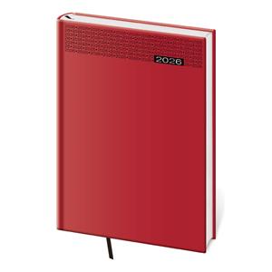 Weekly diary A5 2026 Gommato - red
