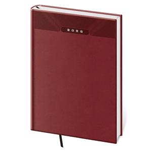 Weekly diary A5 2026 Print Classic - english red