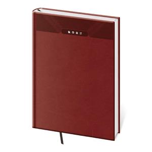 Weekly diary B5 2023 Print Classic - english red