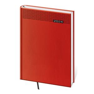 Weekly diary B5 2024 Gommato - red
