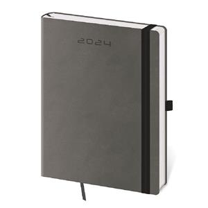 Weekly diary B6 2024 Flexies - dark grey