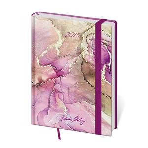 Weekly diary B6 2025 Vario - Matragi Harmony with rubber band