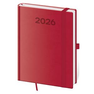 Weekly diary B6 2026 Print Pop - raspberry