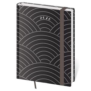 Weekly diary B6 2026 Vario - Round with elastic