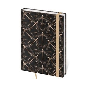 Weekly diaryA5 2022 Vario with rubber band - Dragonfly