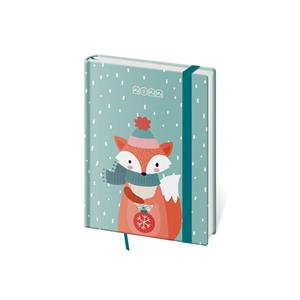 Weekly diaryB6 2022 Vario with rubber band - Fox