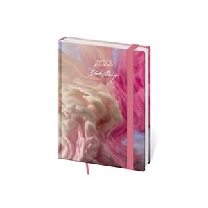 Weekly diaryB6 2022 Vario with rubber band - Matragi Pink