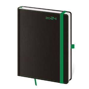 Weekly diaryB6 2024 Black Green