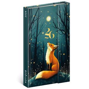 Weekly Magnetic Diary 2026 A5 Fox