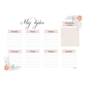 Weekly planning undated - Romance