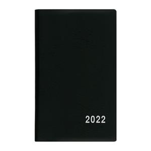 Weekly pocket Diary 2022 Alois PVC - Black