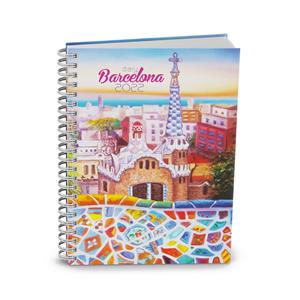 Weekly pocket Diary 2022 Egon - twin wire Lamino - Barcelona