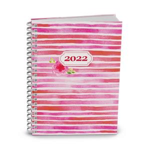 Weekly pocket Diary 2022 Egon - twin wire Lamino - Stripes