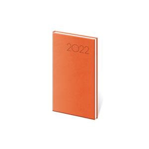 Weekly pocket diary 2022 Print Pop - orange