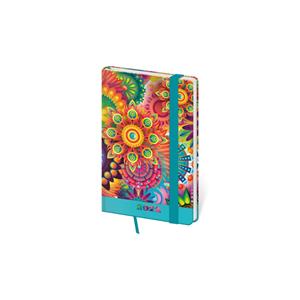 Weekly pocket diary 2022 Vario with rubber band - Abstract with rubber band